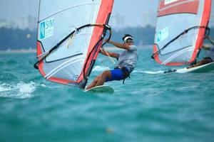 2014 Singapore Open Asian Windsurfing Championships day 3 photo copyright Howie Choo taken at  and featuring the  class