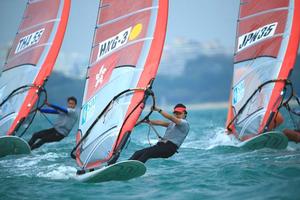 2014 Singapore Open Asian Windsurfing Championships day 3 photo copyright Howie Choo taken at  and featuring the  class