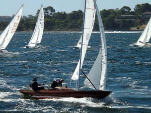 AUS109 Peter Bowman - Day 1 - Prince Philip Cup - Australasian Dragon Championship 2014 photo copyright Jonny Fullerton taken at  and featuring the  class