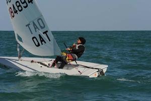 Eman Abu Yousef - 2013 Laser Radial Youth World Championships photo copyright Oman Sail taken at  and featuring the  class
