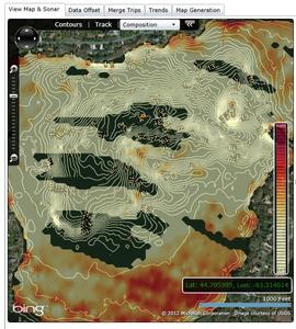 Insight Genesis mapping - Insight Genesis Orchard Lake Composition Layer photo copyright Navico http://www.navico.com taken at  and featuring the  class