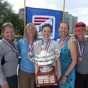 Jen Wilson and team win 2013 US Women's Match Racing Champ's photo copyright Chicago Match Race Center taken at  and featuring the  class