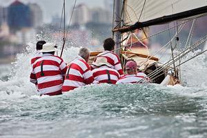 SAILING - Australian Championship Historic 18ft skiffs 2014, Sydney - 25/01/2014
ph. Andrea Francolini
TOP WEIGHT photo copyright Andrea Francolini http://www.afrancolini.com/ taken at  and featuring the  class