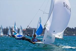 James Griffin and Conor Campbell aboard, Blaze It. - 420 Australian Championships photo copyright  Alex McKinnon Photography http://www.alexmckinnonphotography.com taken at  and featuring the  class