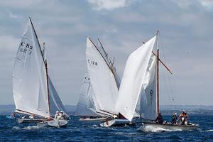 Usually, gaffs point skyward. Not to be for Pearl, who collected a go home early card and talk with the boatbuilder. - Gant Portsea Cup photo copyright  Alex McKinnon Photography http://www.alexmckinnonphotography.com taken at  and featuring the  class