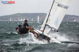 The Limit - VX One Championships in Lake Macquarie 2014 photo copyright Beth Morley - Sport Sailing Photography http://www.sportsailingphotography.com taken at  and featuring the  class