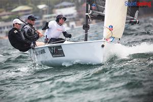 Tachyon - VX One Championships in Lake Macquarie 2014 photo copyright Beth Morley - Sport Sailing Photography http://www.sportsailingphotography.com taken at  and featuring the  class