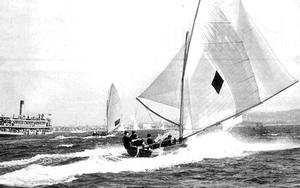 Aberdare, the boat which changed 18 footer racing in the 1930s photo copyright SW taken at  and featuring the  class