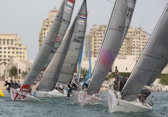 Ras Al Khaimah In-Port racing - EFG Sailing Arabia – The Tour 2014 © Lloyd Images
