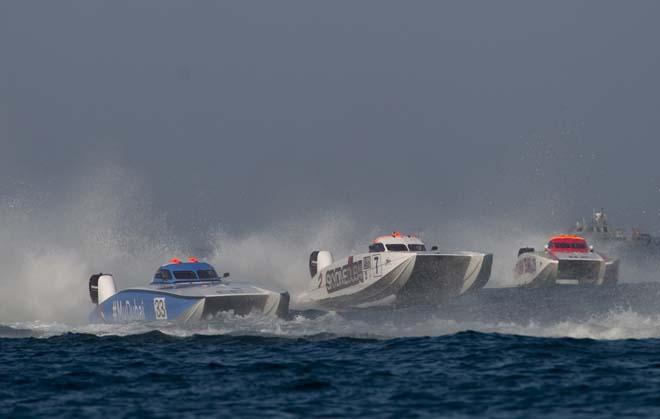 UIM Skydive Dubai XCAT World Series 2014 - Fujairah GP Round 2 ©  Simon Palfrader/WPPA http://www.xcatracing.com/