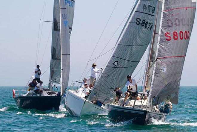Mood Indigo (S8000) with some of the other Div3 craft. - Club Marine Series © Teri Dodds http://www.teridodds.com