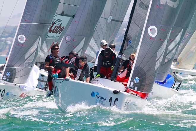 Gill Melges 24 World Championships 2014, Royal Geelong Yacht Club, Geelong (Aus) - Audi (Riccardo Simoneschi) © Teri Dodds http://www.teridodds.com