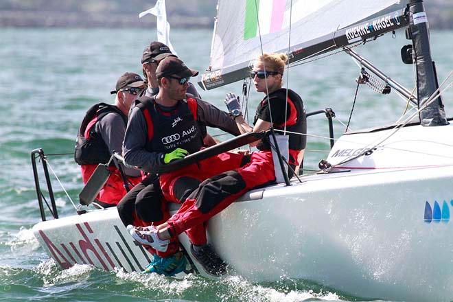 Gill Melges 24 World Championships 2014 -  Lucia Giorgetti (Audi) © Teri Dodds http://www.teridodds.com