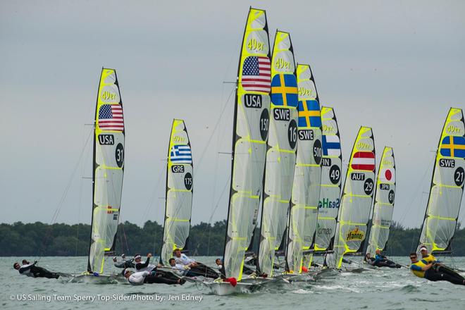 US Sailing Team Sperry Top-Sider at ISAF Sailing World Cup Miami © Jen Edney