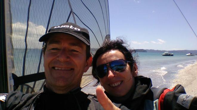 Geoff and Lotte sailed their Weta to Motuora © Weta Marine www.wetamarine.com