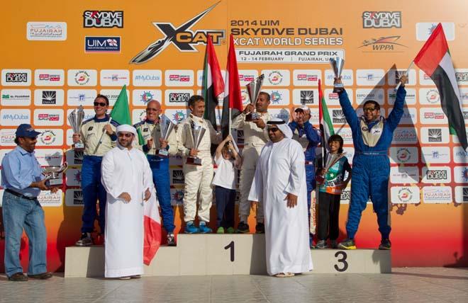 The podium ©  Simon Palfrader/WPPA http://www.xcatracing.com/