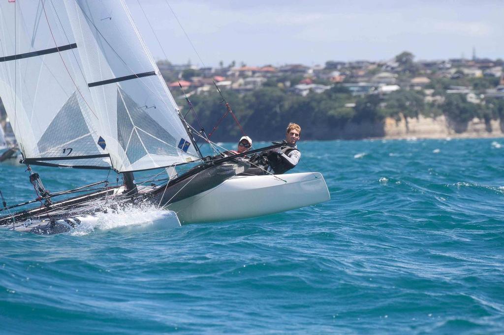 Nacra 17 Nationals - Murray’s Bay SC - January 2014 © John Adair