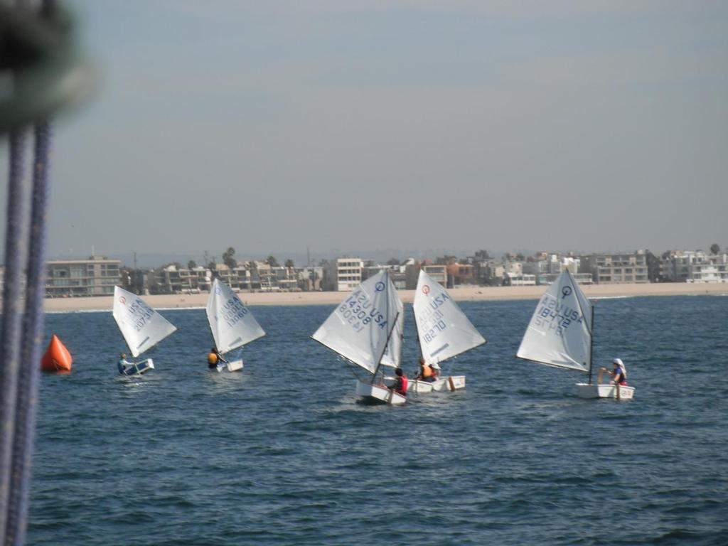 Going for leeward mark  - 2014 SCYA Mid-Winters © Cristie George