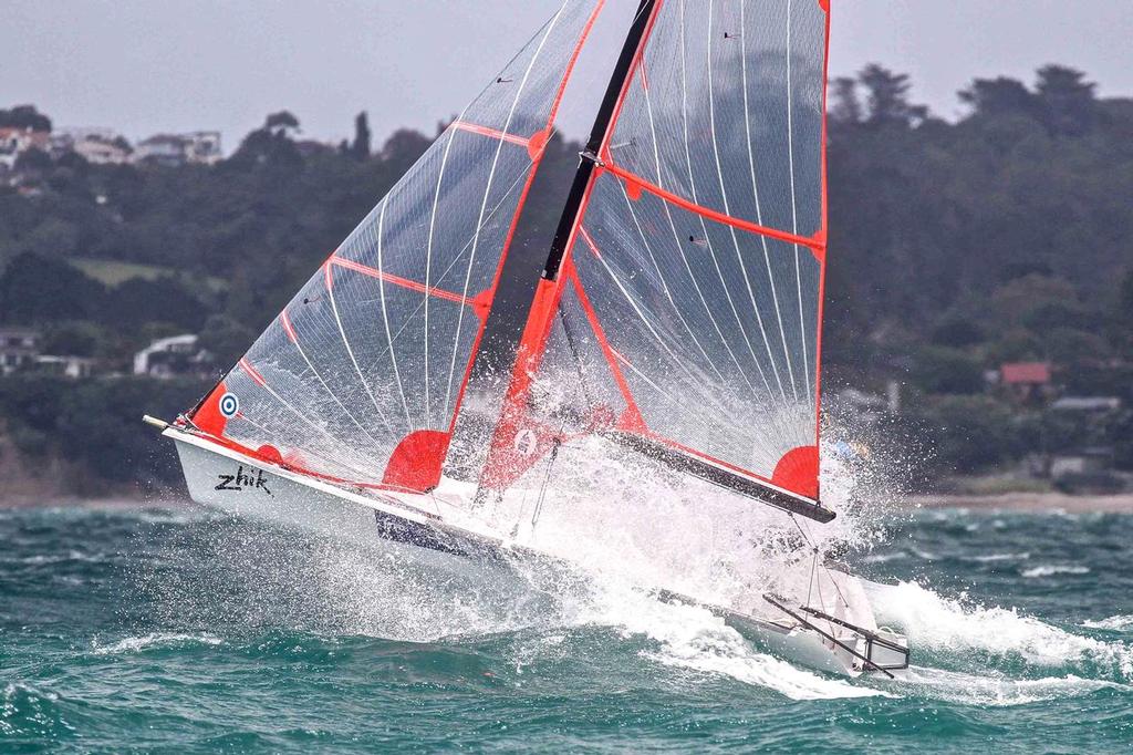 Markus Somerville & Isaac McHardie - 2014 29er Nationals, Murray’s Bay SC photo copyright John Adair taken at  and featuring the  class