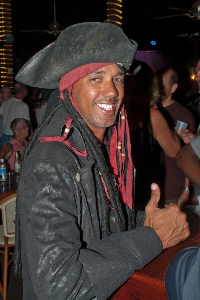 Danny Donelan - Savvy's pirate captain - Island Water World Grenada Sailing Week 2014 photo copyright Grenada Sailing Week/Derek Pickell taken at  and featuring the  class