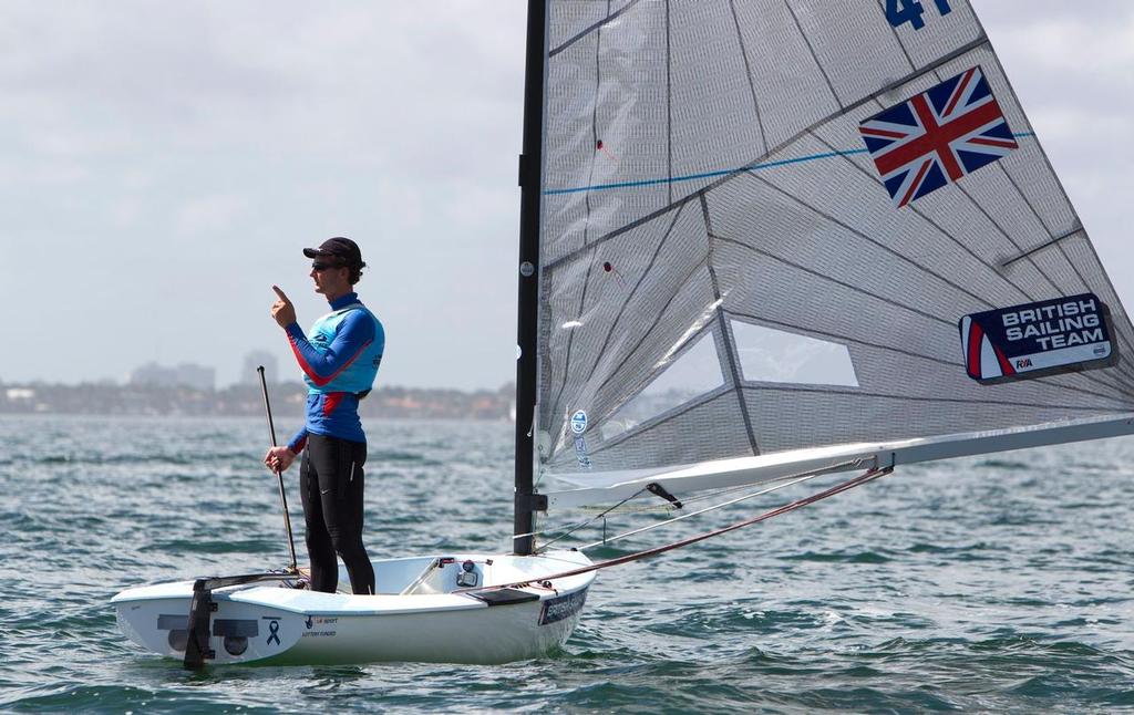 Giles Scott, Finn - ISAF Sailing World Cup Miami 2014 photo copyright Richard Langdon/British Sailing Team taken at  and featuring the  class