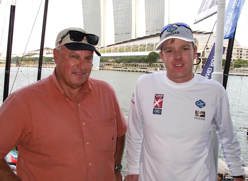 Extreme Sailing Series 2014 - Singapore. Iain Murray, Ian Williams <br />
 © Guy Nowell http://www.guynowell.com
