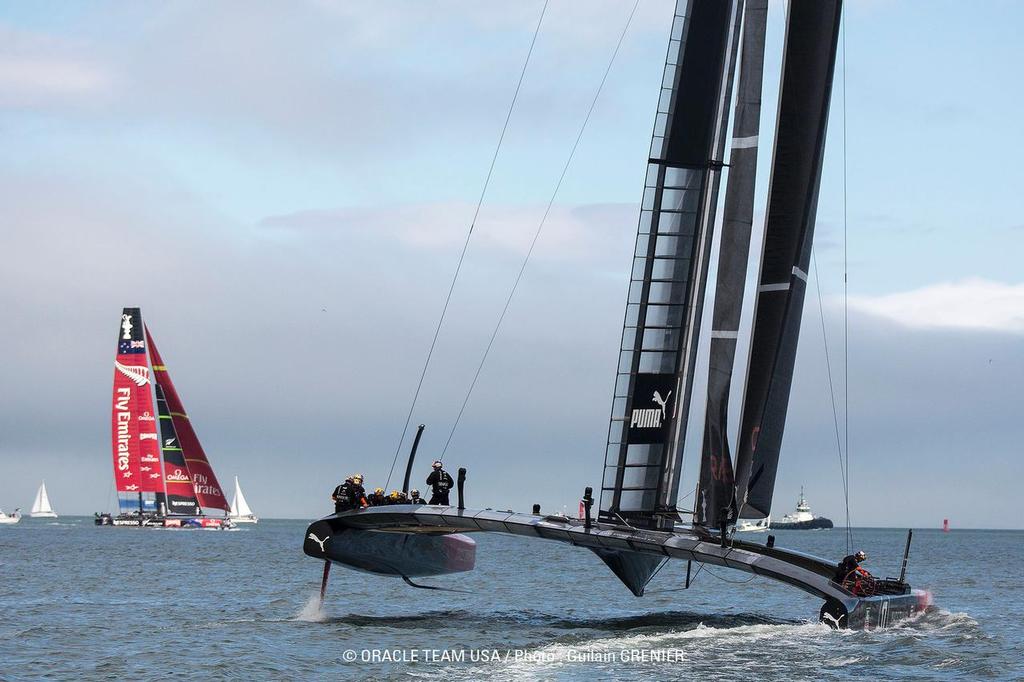  Race 13 / 34th America’s Cup / ORACLE TEAM USA / San Francisco (USA) /  © Guilain Grenier Oracle Team USA http://www.oracleteamusamedia.com/