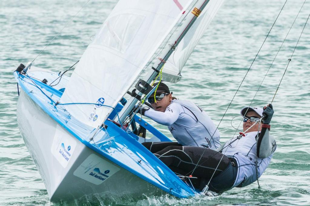 Jo and Polly-3 - Oceanbridge Sail Auckland 2014, Day 4 photo copyright Oceanbridge Sail Auckland  taken at  and featuring the  class