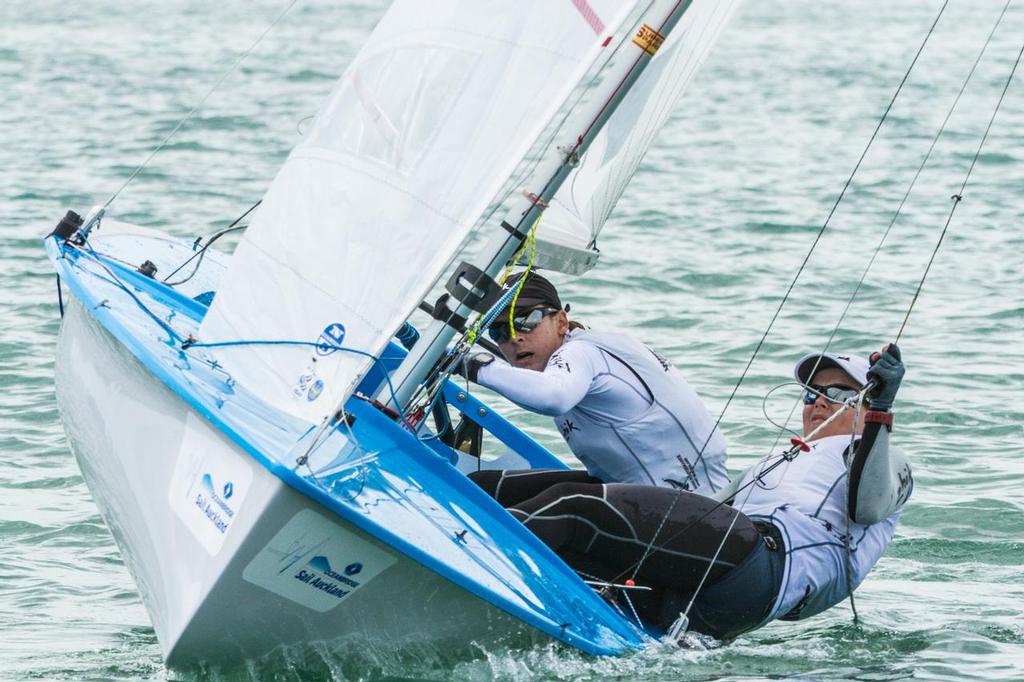 Jo and Polly-3 - Oceanbridge Sail Auckland 2014, Day 4 photo copyright Oceanbridge Sail Auckland  taken at  and featuring the  class