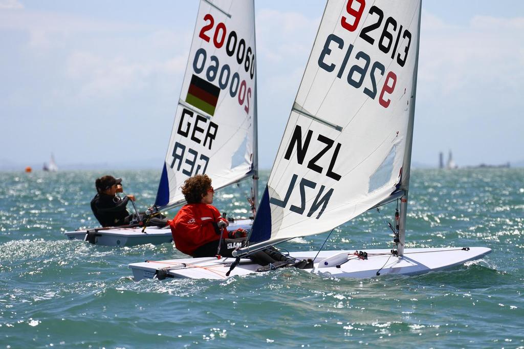 Sail Auckland 2014 - Day 3 Laser Radial photo copyright Richard Gladwell www.photosport.co.nz taken at  and featuring the  class