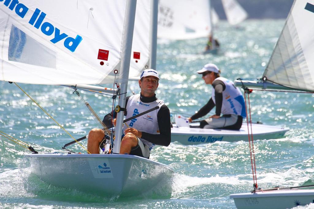 Sail Auckland 2014 - Day 3 (Laser (NED) photo copyright Richard Gladwell www.photosport.co.nz taken at  and featuring the  class