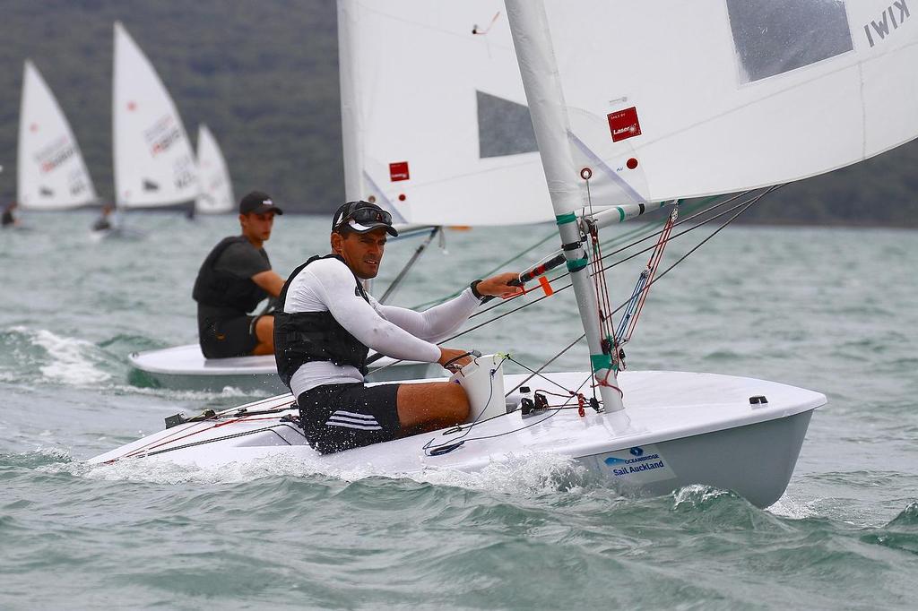 Oceanbridge Sail Auckland 2014 - February 4, 2014 - Laser Radial photo copyright Richard Gladwell www.photosport.co.nz taken at  and featuring the  class