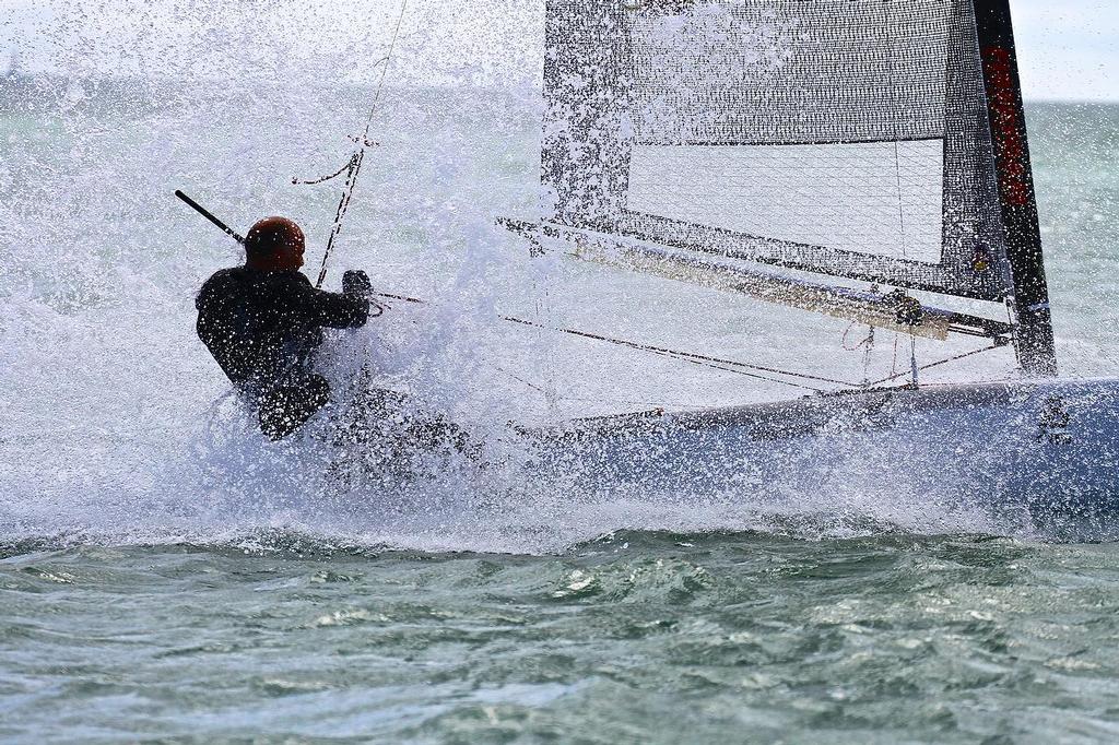 A-class catamaran Nationals Takapuna February 8, 2014 © Richard Gladwell www.photosport.co.nz