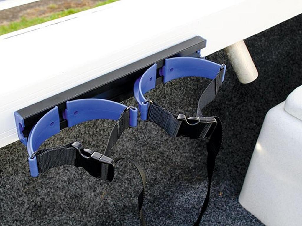 Wilsecure Track and Bracket systems are soft and flexible when not in use. &copy; Wilsecure http://www.wilsecure.co.nz