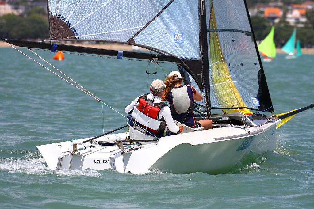 Oceanbridge Sail Auckland 2014 - February 3, 2014 - SKUD18 photo copyright Richard Gladwell www.photosport.co.nz taken at  and featuring the  class