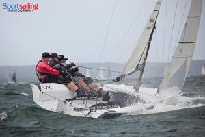 Wow Factor sailing upwind - Magic Marine 2014 Australian VX One Championships photo copyright Brian Bennett taken at  and featuring the  class