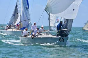 John Mollicone earns lead - J/24 Midwinter Championship - photo © J/24 Class Association