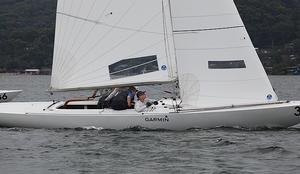 The radial cut mainsail of Iron Lotus. - Garmin NSW Etchells Championship photo copyright  John Curnow taken at  and featuring the  class