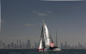 EFG BANK - Sailing Arabia The Tour 2014. Leg 4 from Dubai - RAK. EFG Bank Monaco skippered by Sidney Gavignet (FRA)  - EFG Sailing Arabia – The Tour 2014 photo copyright Lloyd Images taken at  and featuring the  class