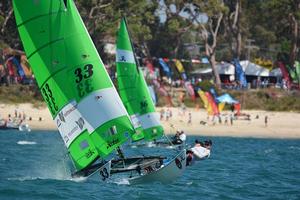 5 - Hobie 16 World Championships 2014. Open Series Qualifiers. Day One. photo copyright Peter Costello taken at  and featuring the  class