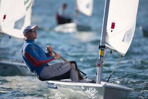 Nick Thompson, Laser - ISAF Sailing World Cup Miami 2014 photo copyright Richard Langdon /Ocean Images http://www.oceanimages.co.uk taken at  and featuring the  class