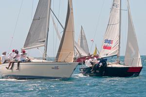 Apero & Island Water World Die Hard dice it out - Island Water World Grenada Sailing Week 2014 photo copyright Grenada Sailing Week/Derek Pickell taken at  and featuring the  class