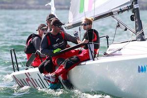 Gill Melges 24 World Championships 2014 -  Lucia Giorgetti (Audi) photo copyright Teri Dodds http://www.teridodds.com taken at  and featuring the  class