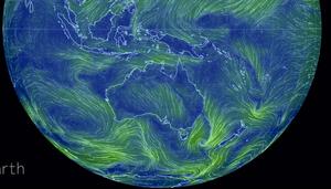 Earth showing Indian and South Pacific Oceans photo copyright  SW taken at  and featuring the  class