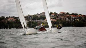 David Reece leading David Gilmour in today's Hardy Cup photo copyright Raoul de Ferranti taken at  and featuring the  class