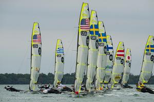 US Sailing Team Sperry Top-Sider at ISAF Sailing World Cup Miami photo copyright Jen Edney taken at  and featuring the  class