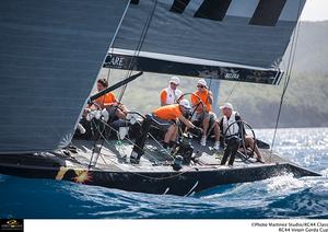 Team Aqua snatch victory - RC44 Virgin Gorda Cup photo copyright MartinezStudio.es taken at  and featuring the  class