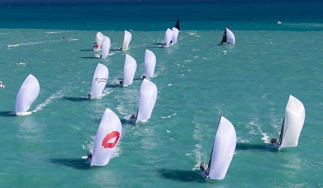 Melges 32 Fleet - Melges 32 World Championship Miami 2014 Day one. © Melges 32/Carlo Borlenghi