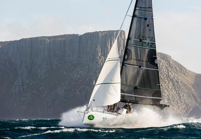 Philip Coombs' Simply Fun (AUS) off Tasman Island  - Rolex Sydney Hobart Yacht Race 2014-15. ©  Rolex/Daniel Forster http://www.regattanews.com