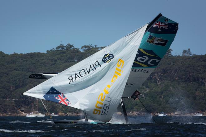 The Extreme Sailing Series 2014, Act Eight, Sydney, Australia.  © Lloyd Images